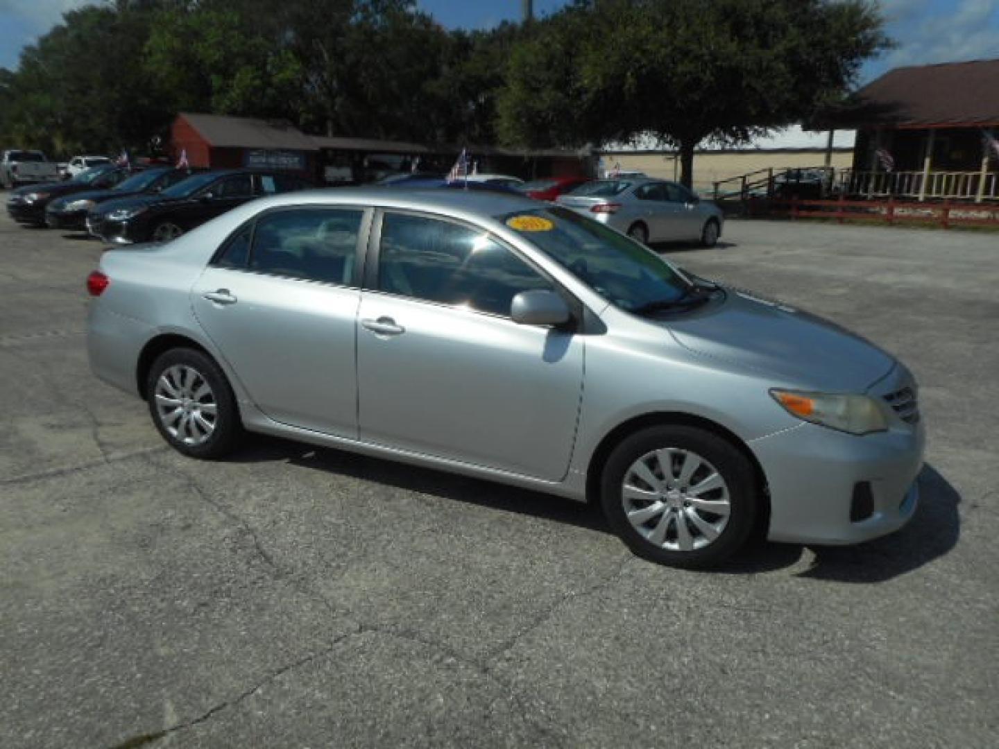 2013 SILVER TOYOTA COROLLA (5YFBU4EE6DP) , located at 1200 Cassat Avenue, Jacksonville, FL, 32205, (904) 695-1885, 30.302404, -81.731033 - Photo#2