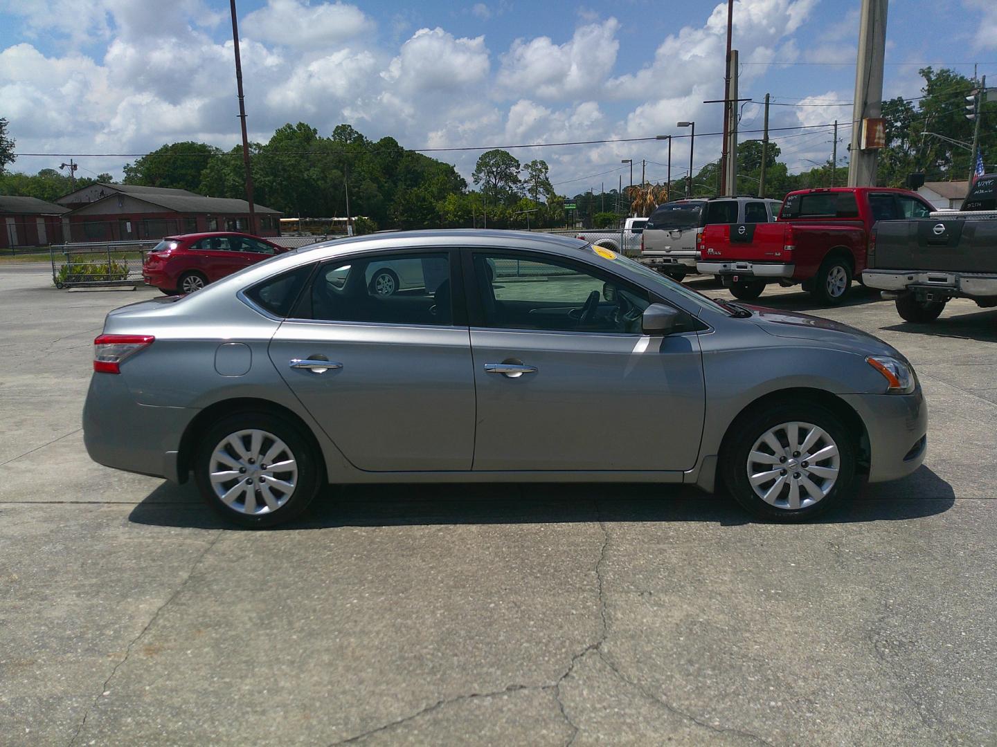 2014 GRY NISSAN SENTRA (3N1AB7AP6EL) , located at 10405 Abercorn Street, Savannah, GA, 31419, (912) 921-8965, 31.988262, -81.131760 - Photo#4