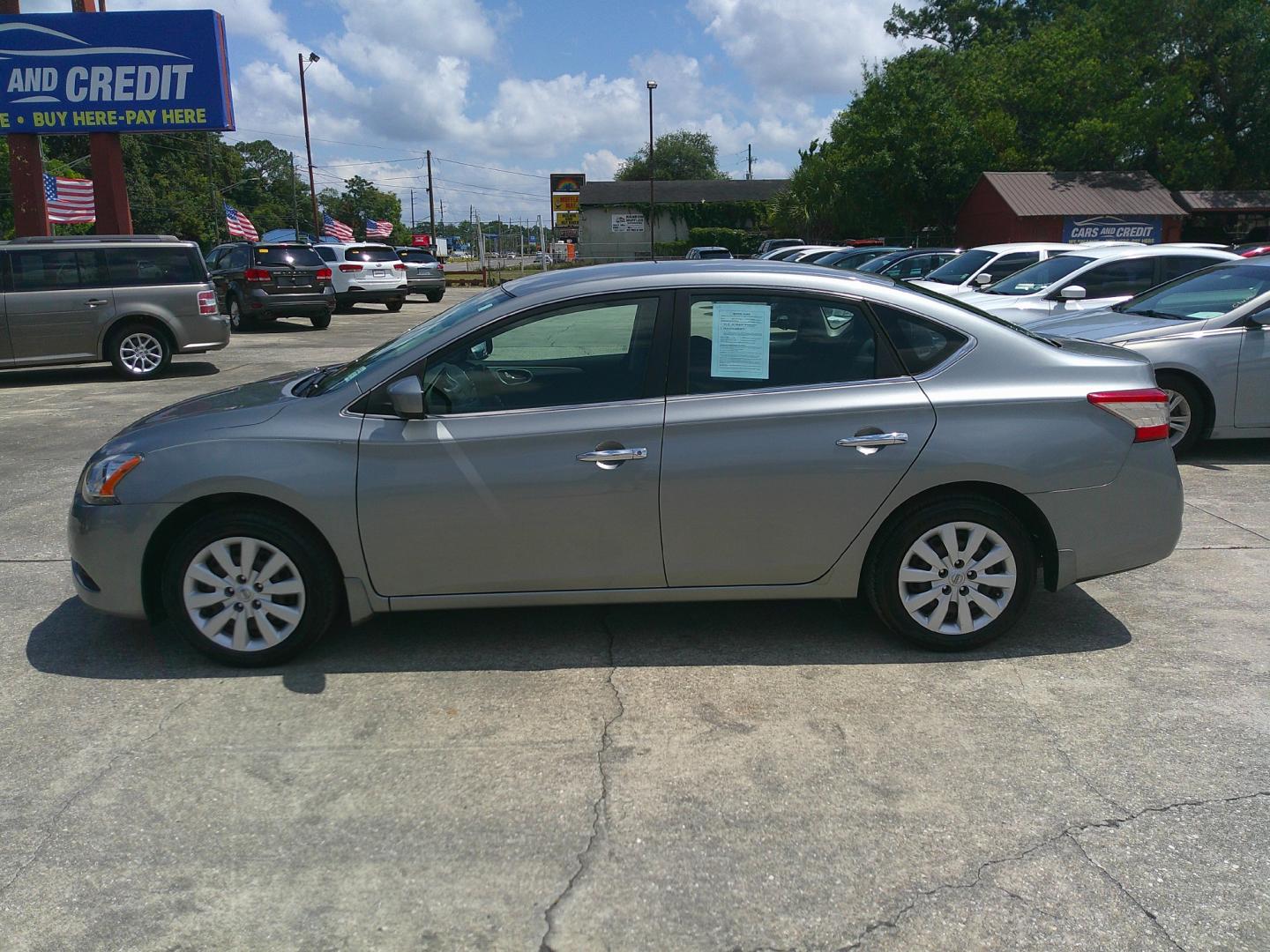 2014 GRY NISSAN SENTRA (3N1AB7AP6EL) , located at 10405 Abercorn Street, Savannah, GA, 31419, (912) 921-8965, 31.988262, -81.131760 - Photo#1