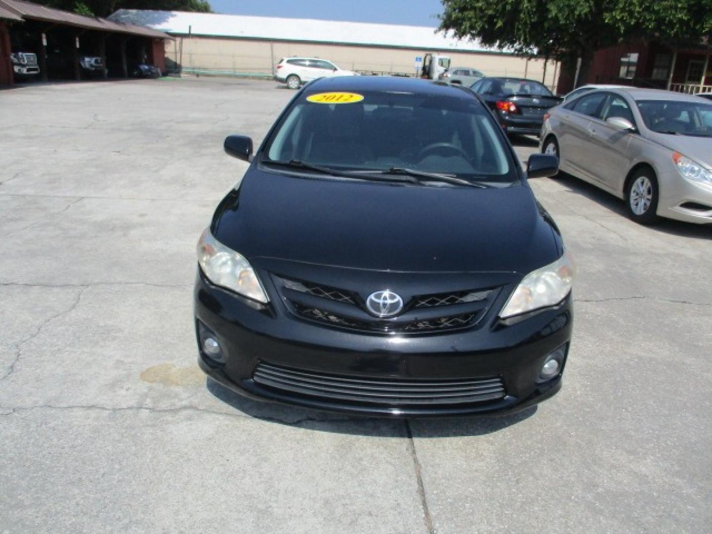 2012 BLACK TOYOTA COROLLA (2T1BU4EE3CC) , located at 1200 Cassat Avenue, Jacksonville, FL, 32205, (904) 695-1885, 30.302404, -81.731033 - Photo#0