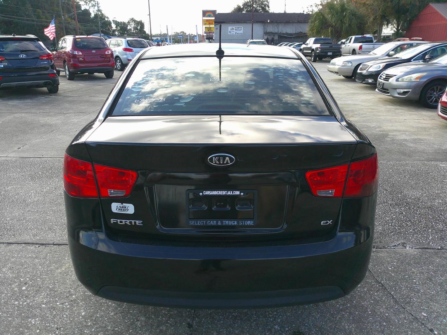 2013 BLK KIA FORTE EX; LX (KNAFU4A28D5) , located at 1200 Cassat Avenue, Jacksonville, FL, 32205, (904) 695-1885, 30.302404, -81.731033 - Photo#5