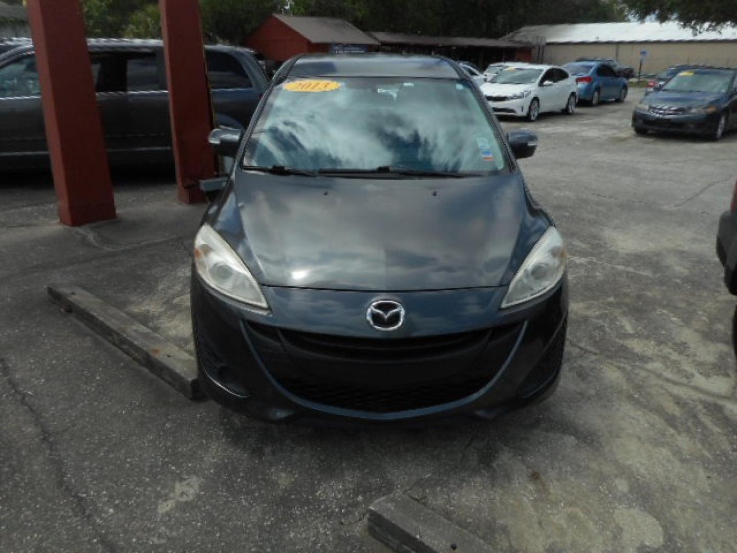 2013 GRAY MAZDA MAZDA5 SPORT (JM1CW2BL2D0) , located at 10405 Abercorn Street, Savannah, GA, 31419, (912) 921-8965, 31.988262, -81.131760 - Photo#0