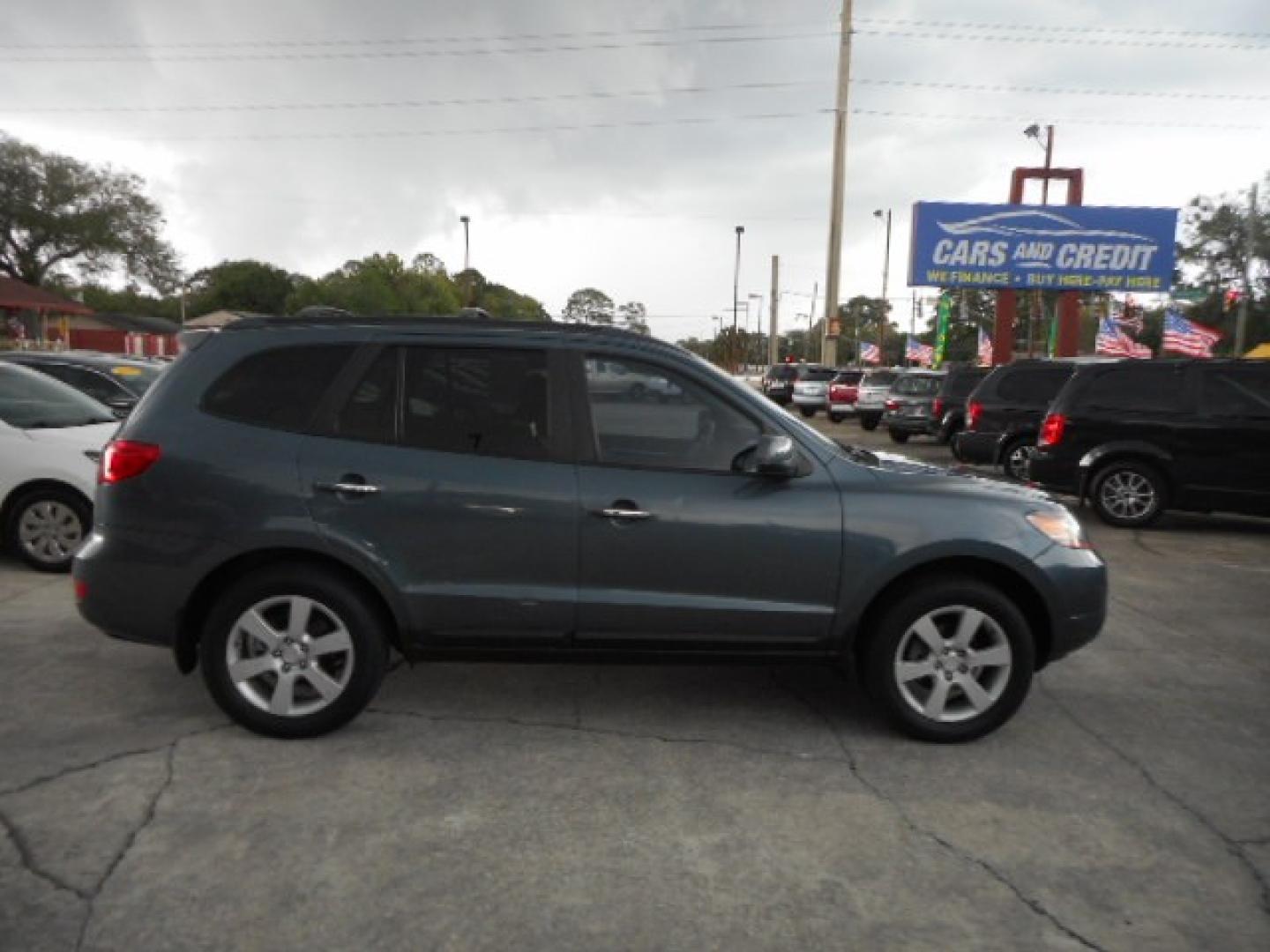 2008 BLUE HYUNDAI SANTA FE LIMITED; SE (5NMSH13E18H) , located at 1200 Cassat Avenue, Jacksonville, FL, 32205, (904) 695-1885, 30.302404, -81.731033 - Photo#4