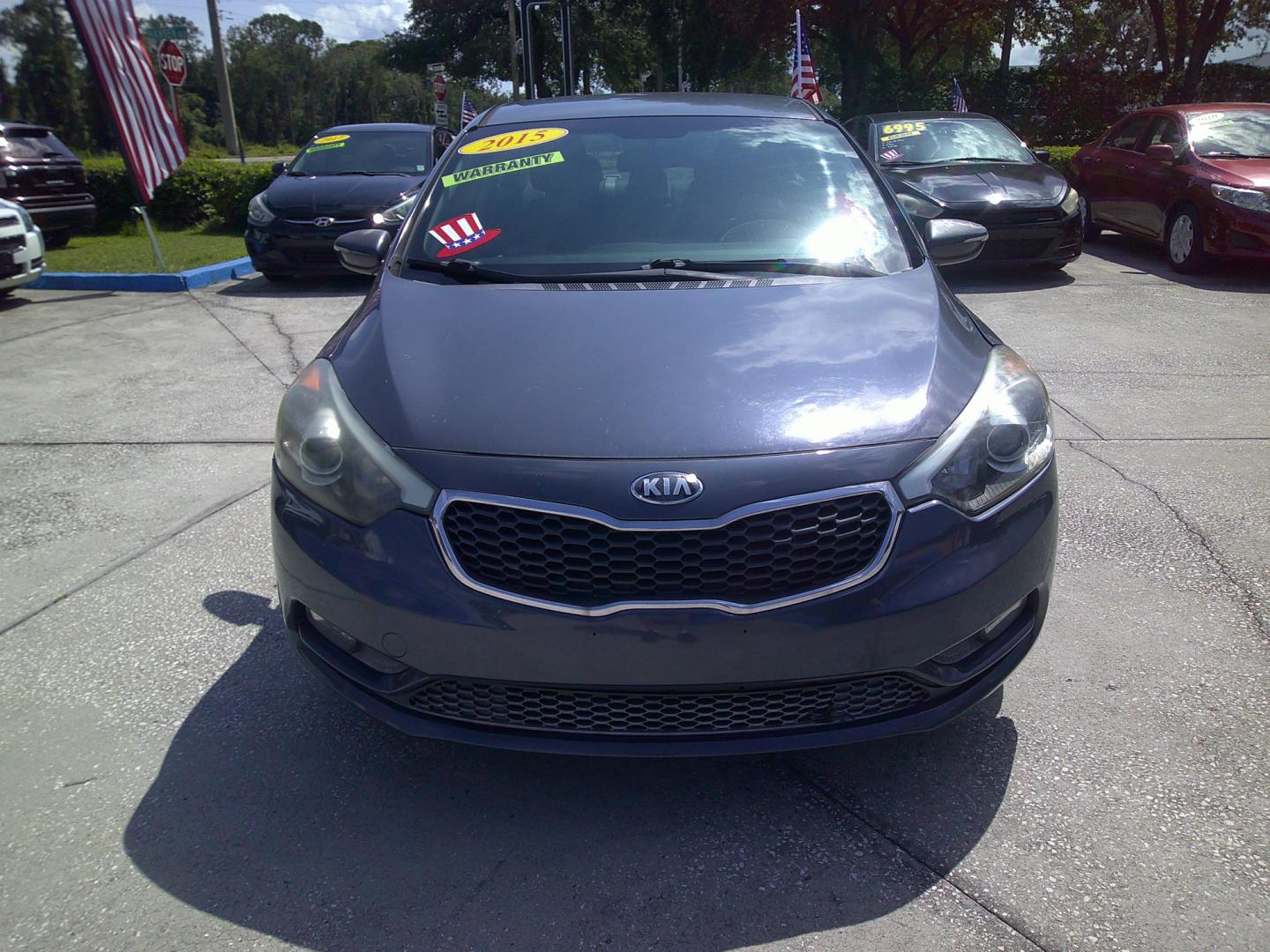 2015 GRAY KIA FORTE EX; LX (KNAFX4A8XF5) , located at 390 Hansen Avenue, Orange Park, FL, 32065, (904) 276-7933, 30.130497, -81.787529 - Photo#0