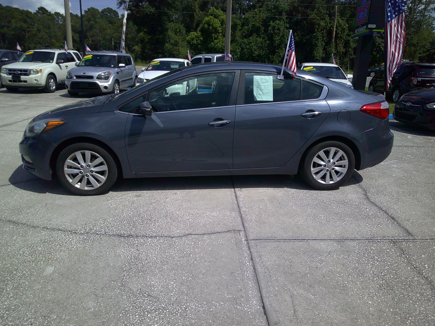 2015 GRAY KIA FORTE EX; LX (KNAFX4A8XF5) , located at 390 Hansen Avenue, Orange Park, FL, 32065, (904) 276-7933, 30.130497, -81.787529 - Photo#4