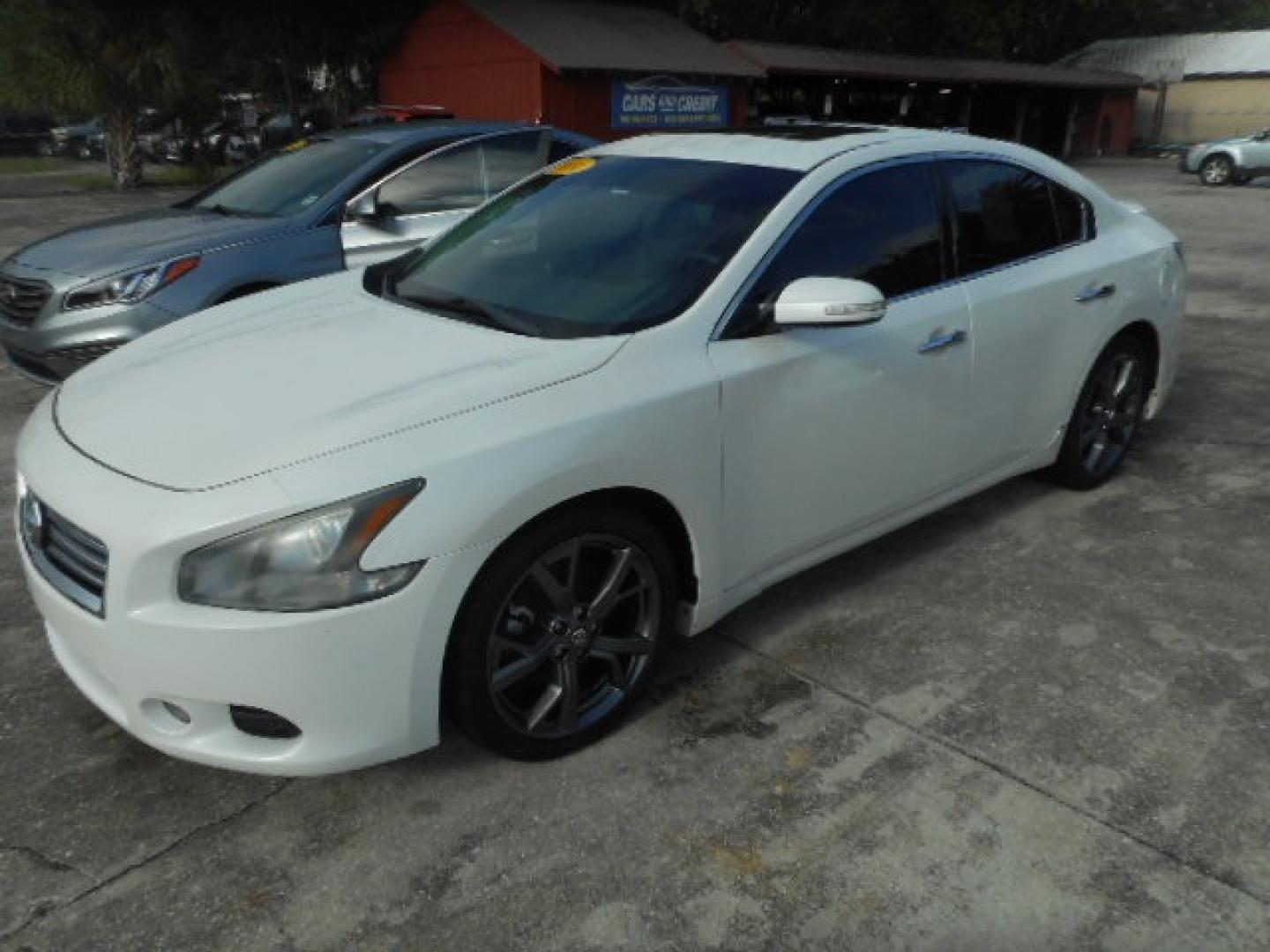 2014 WHITE NISSAN MAXIMA S; SV (1N4AA5AP6EC) , located at 10405 Abercorn Street, Savannah, GA, 31419, (912) 921-8965, 31.988262, -81.131760 - Photo#1