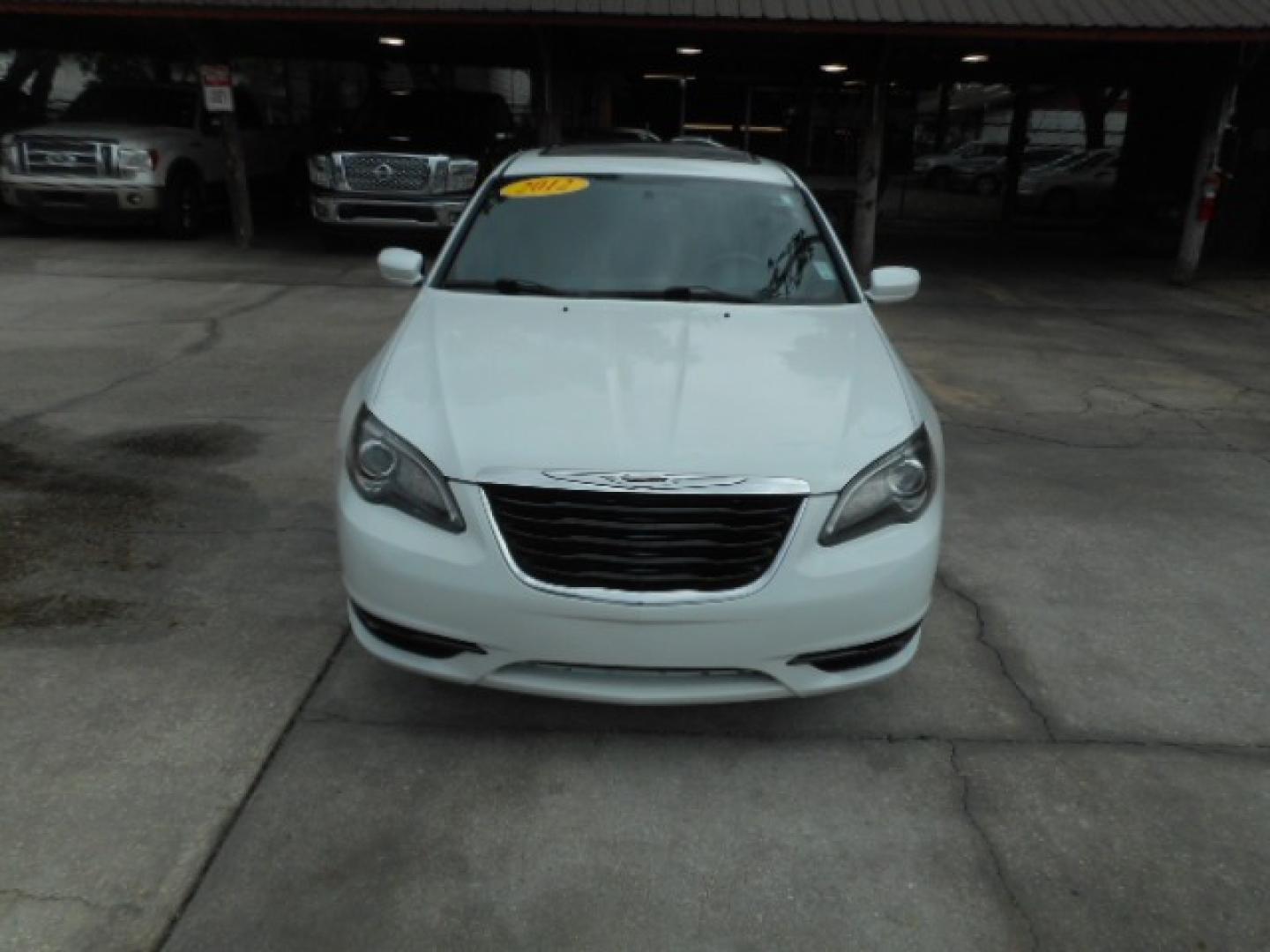 2012 WHITE CHRYSLER 200 (1C3CCBHG1CN) , located at 10405 Abercorn Street, Savannah, GA, 31419, (912) 921-8965, 31.988262, -81.131760 - Photo#0