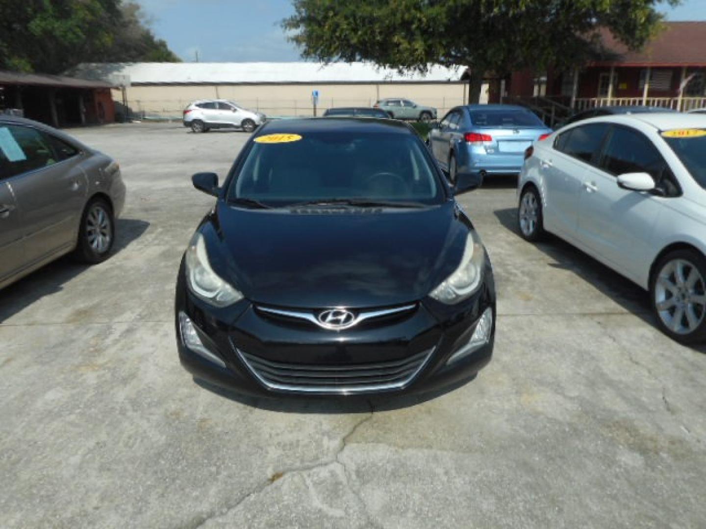 2015 BLACK HYUNDAI ELANTRA GLS; LIMITED (5NPDH4AE7FH) , located at 1200 Cassat Avenue, Jacksonville, FL, 32205, (904) 695-1885, 30.302404, -81.731033 - Photo#0