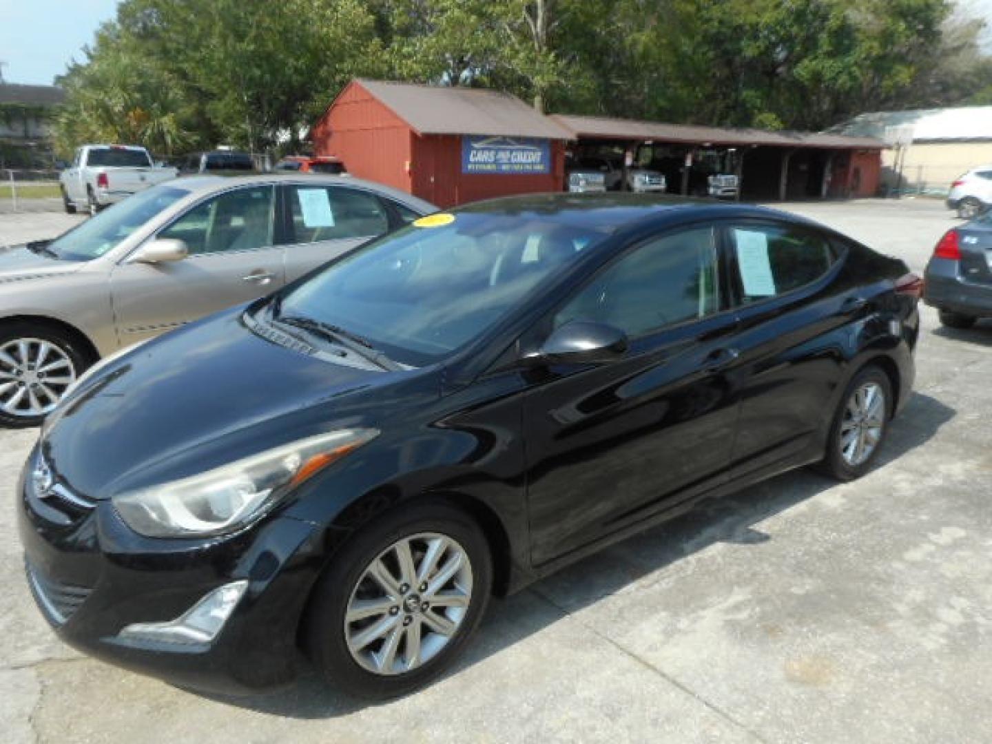 2015 BLACK HYUNDAI ELANTRA GLS; LIMITED (5NPDH4AE7FH) , located at 1200 Cassat Avenue, Jacksonville, FL, 32205, (904) 695-1885, 30.302404, -81.731033 - Photo#1