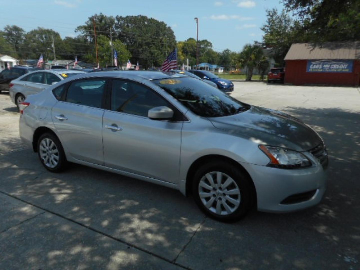 2014 SILVER NISSAN SENTRA (3N1AB7AP3EY) , located at 10405 Abercorn Street, Savannah, GA, 31419, (912) 921-8965, 31.988262, -81.131760 - Photo#2