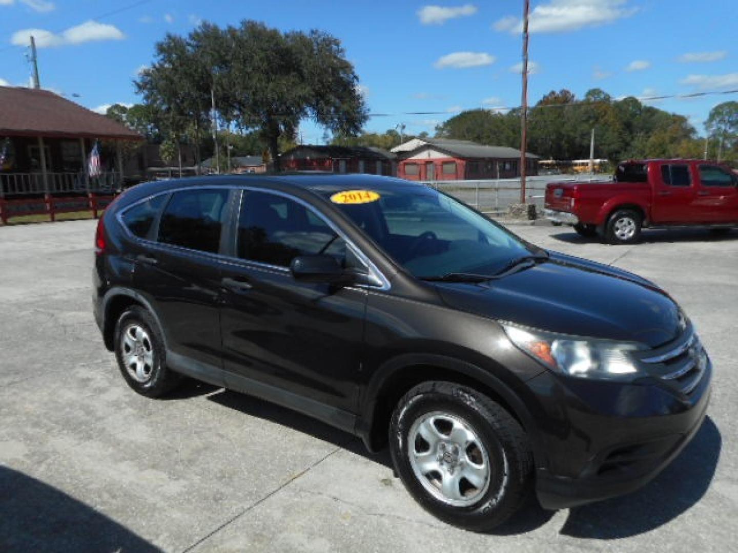 2014 BROWN HONDA CR-V LX (2HKRM3H38EH) , located at 1200 Cassat Avenue, Jacksonville, FL, 32205, (904) 695-1885, 30.302404, -81.731033 - Photo#2