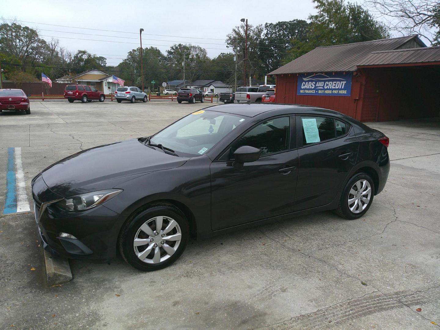 2016 GRAY MAZDA MAZDA3 I SV (3MZBM1T70GM) , located at 1200 Cassat Avenue, Jacksonville, FL, 32205, (904) 695-1885, 30.302404, -81.731033 - Photo#1