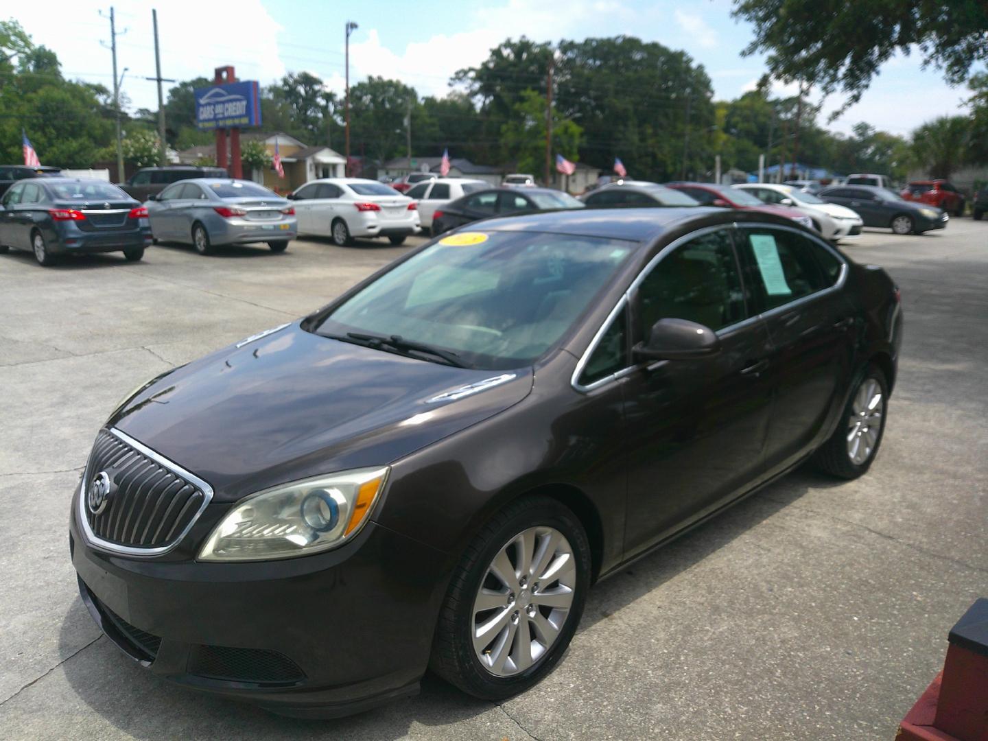 2015 BLACK BUICK VERANO BASE (1G4PP5SK1F4) , located at 10405 Abercorn Street, Savannah, GA, 31419, (912) 921-8965, 31.988262, -81.131760 - Photo#1