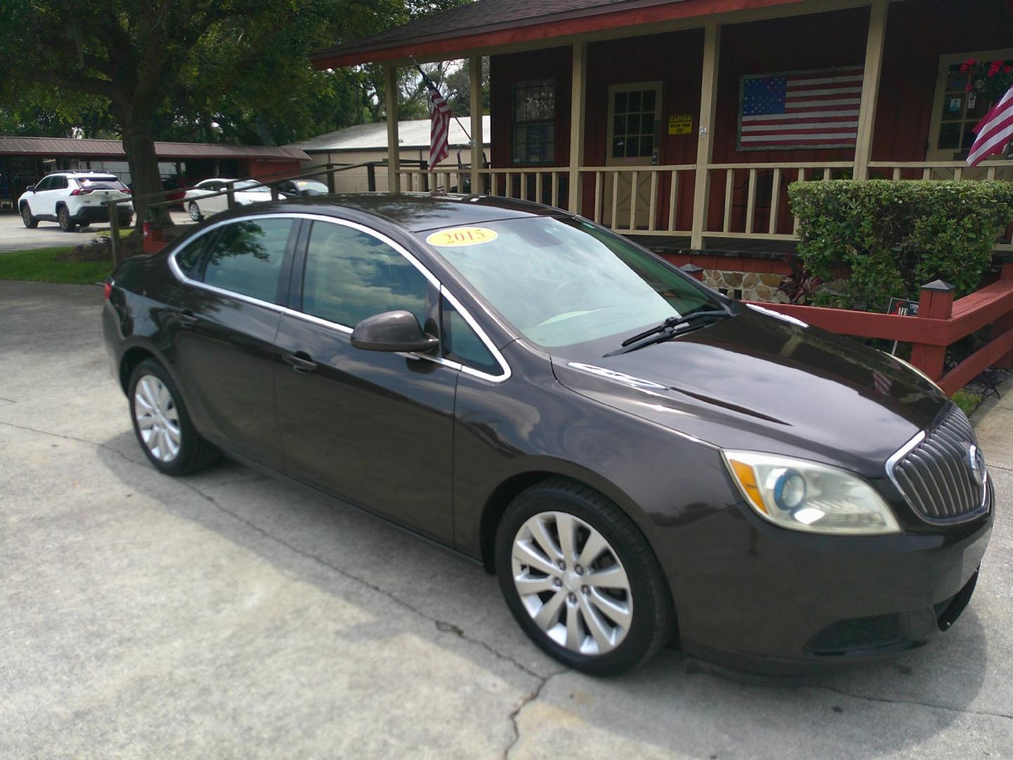 2015 BLACK BUICK VERANO BASE (1G4PP5SK1F4) , located at 10405 Abercorn Street, Savannah, GA, 31419, (912) 921-8965, 31.988262, -81.131760 - Photo#2