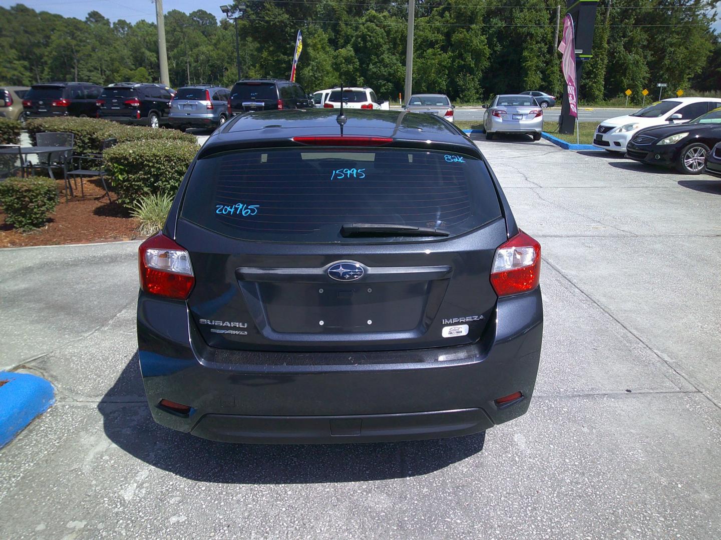 2013 GRAY SUBARU IMPREZA PREMIUM AWP (JF1GPAC61DH) , located at 390 Hansen Avenue, Orange Park, FL, 32065, (904) 276-7933, 30.130497, -81.787529 - Photo#5