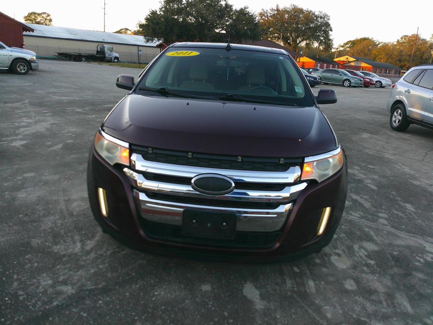 2011 RED FORD EDGE SEL (2FMDK3JC1BB) , located at 10405 Abercorn Street, Savannah, GA, 31419, (912) 921-8965, 31.988262, -81.131760 - Photo#0