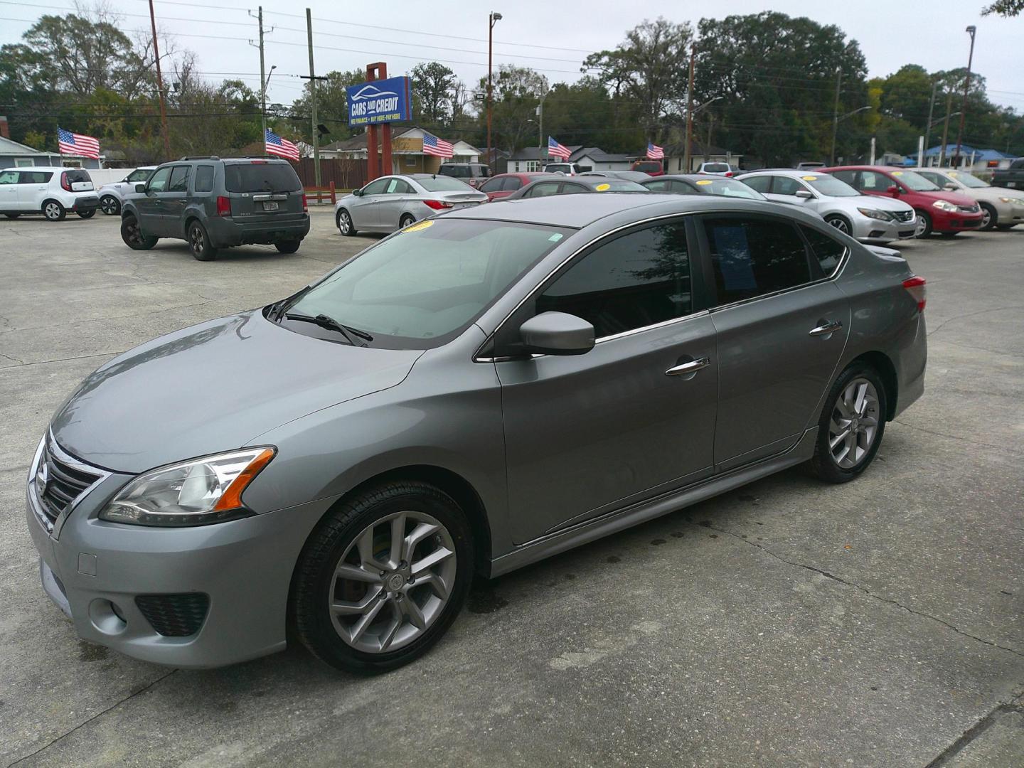 2014 GRAY NISSAN SENTRA SR; S; SL; SV (3N1AB7AP3EY) , located at 1200 Cassat Avenue, Jacksonville, FL, 32205, (904) 695-1885, 30.302404, -81.731033 - Photo#0