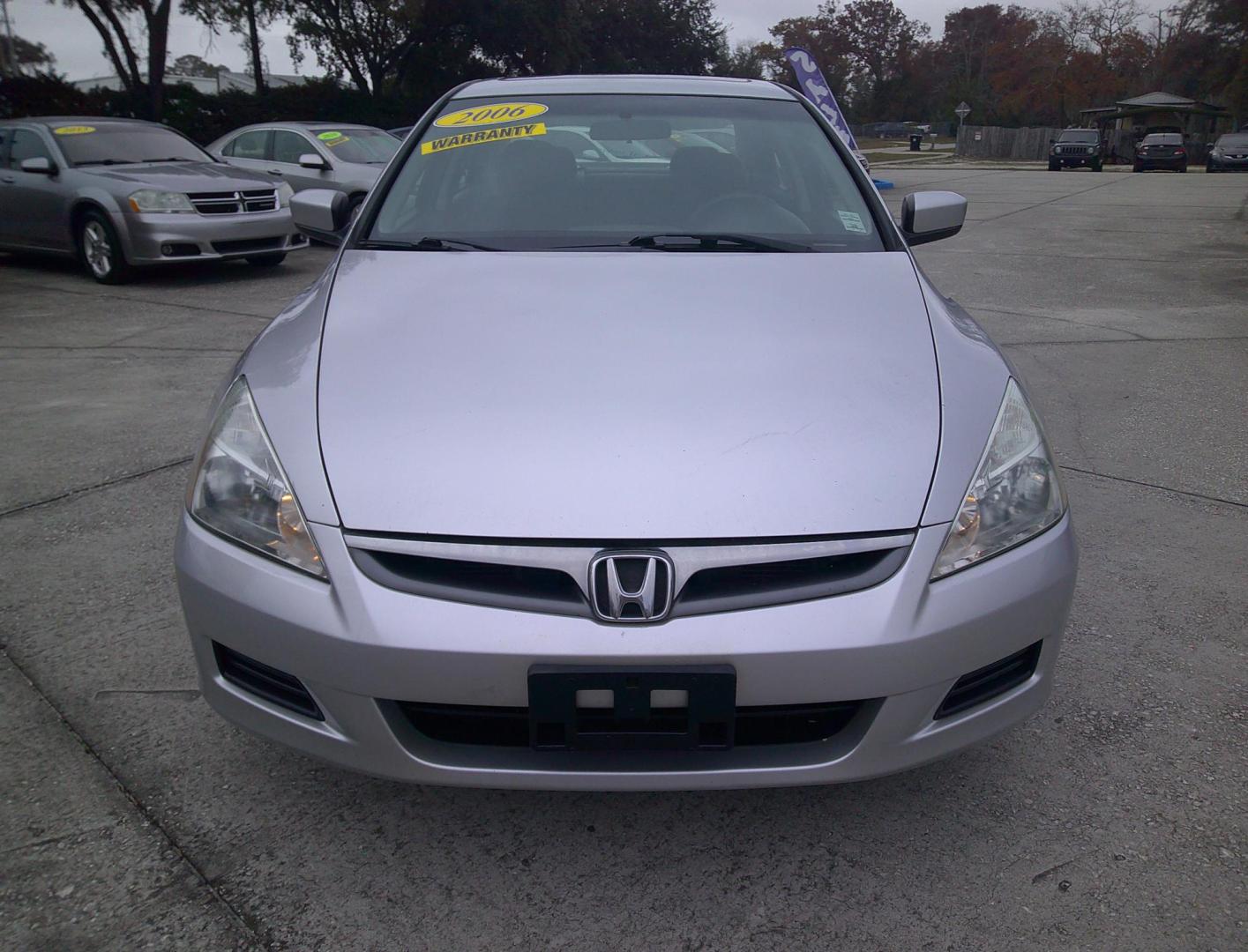 2006 GRAY HONDA ACCORD LX (1HGCM66316A) , located at 1200 Cassat Avenue, Jacksonville, FL, 32205, (904) 695-1885, 30.302404, -81.731033 - Photo#2