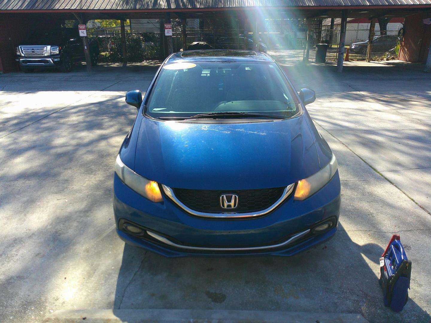 2013 BLUE HONDA CIVIC EX-L (19XFB2F97DE) , located at 10405 Abercorn Street, Savannah, GA, 31419, (912) 921-8965, 31.988262, -81.131760 - Photo#0