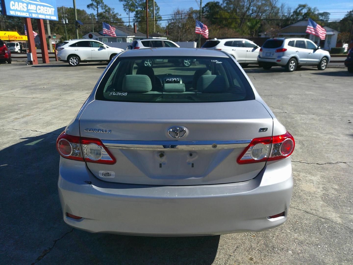 2011 SILVER TOYOTA COROLLA BASE; S; LE; (2T1BU4EE9BC) , located at 10405 Abercorn Street, Savannah, GA, 31419, (912) 921-8965, 31.988262, -81.131760 - Photo#4