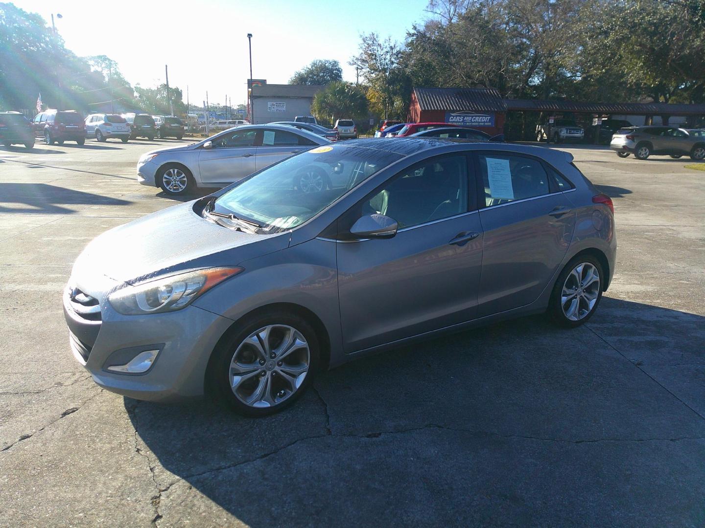 2013 SILVER HYUNDAI ELANTRA GT BASE (KMHD35LE7DU) , located at 1200 Cassat Avenue, Jacksonville, FL, 32205, (904) 695-1885, 30.302404, -81.731033 - Photo#1