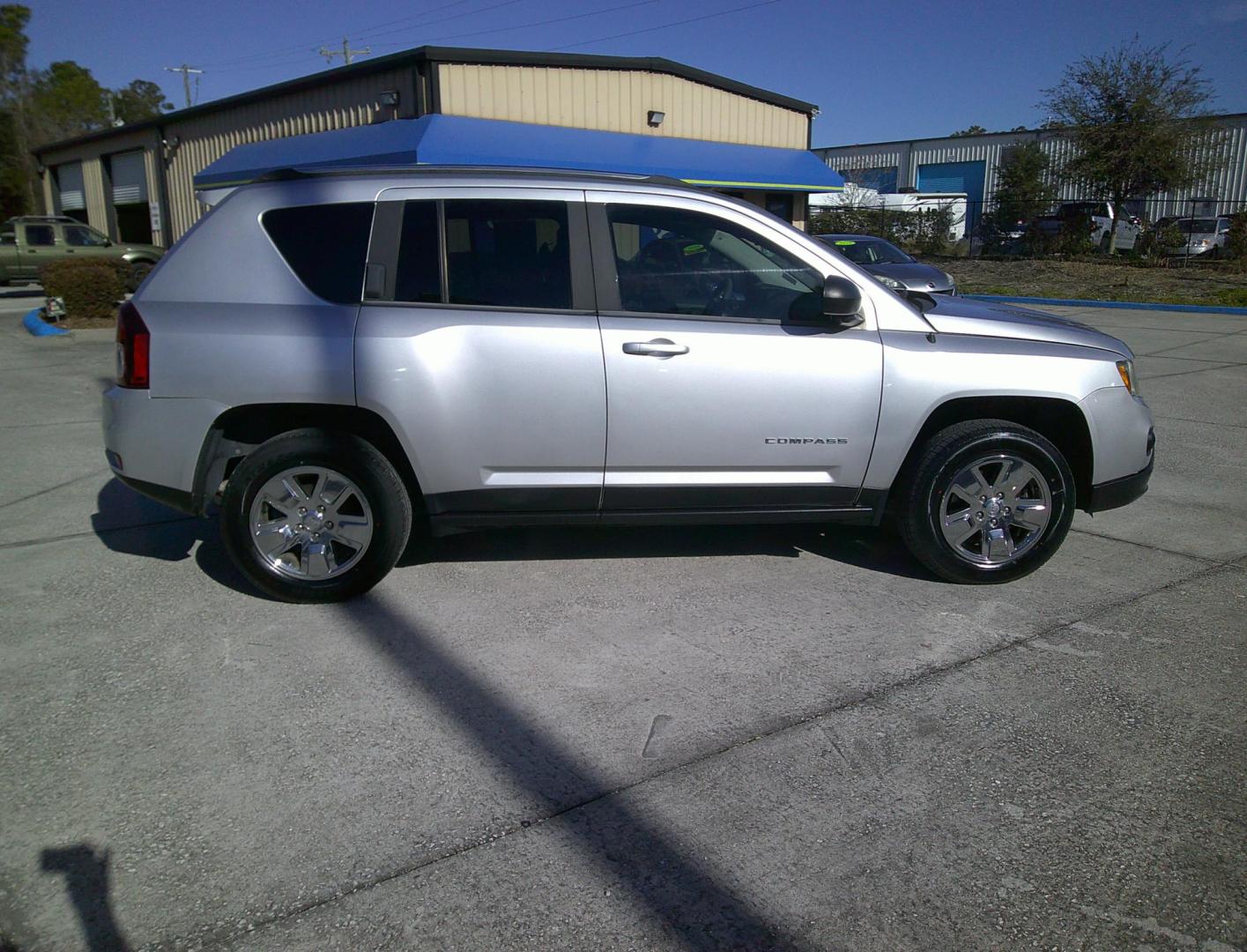 2014 SILVER JEEP COMPASS SPORT (1C4NJCBA1ED) , located at 10405 Abercorn Street, Savannah, GA, 31419, (912) 921-8965, 31.988262, -81.131760 - Photo#1