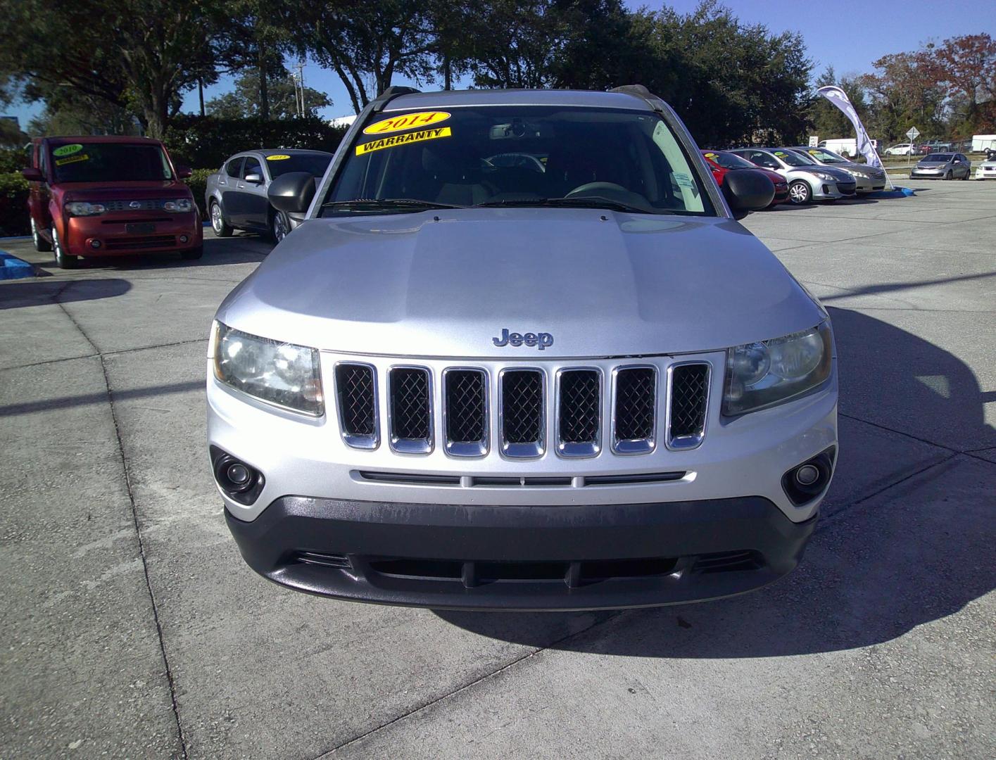 2014 SILVER JEEP COMPASS SPORT (1C4NJCBA1ED) , located at 10405 Abercorn Street, Savannah, GA, 31419, (912) 921-8965, 31.988262, -81.131760 - Photo#2