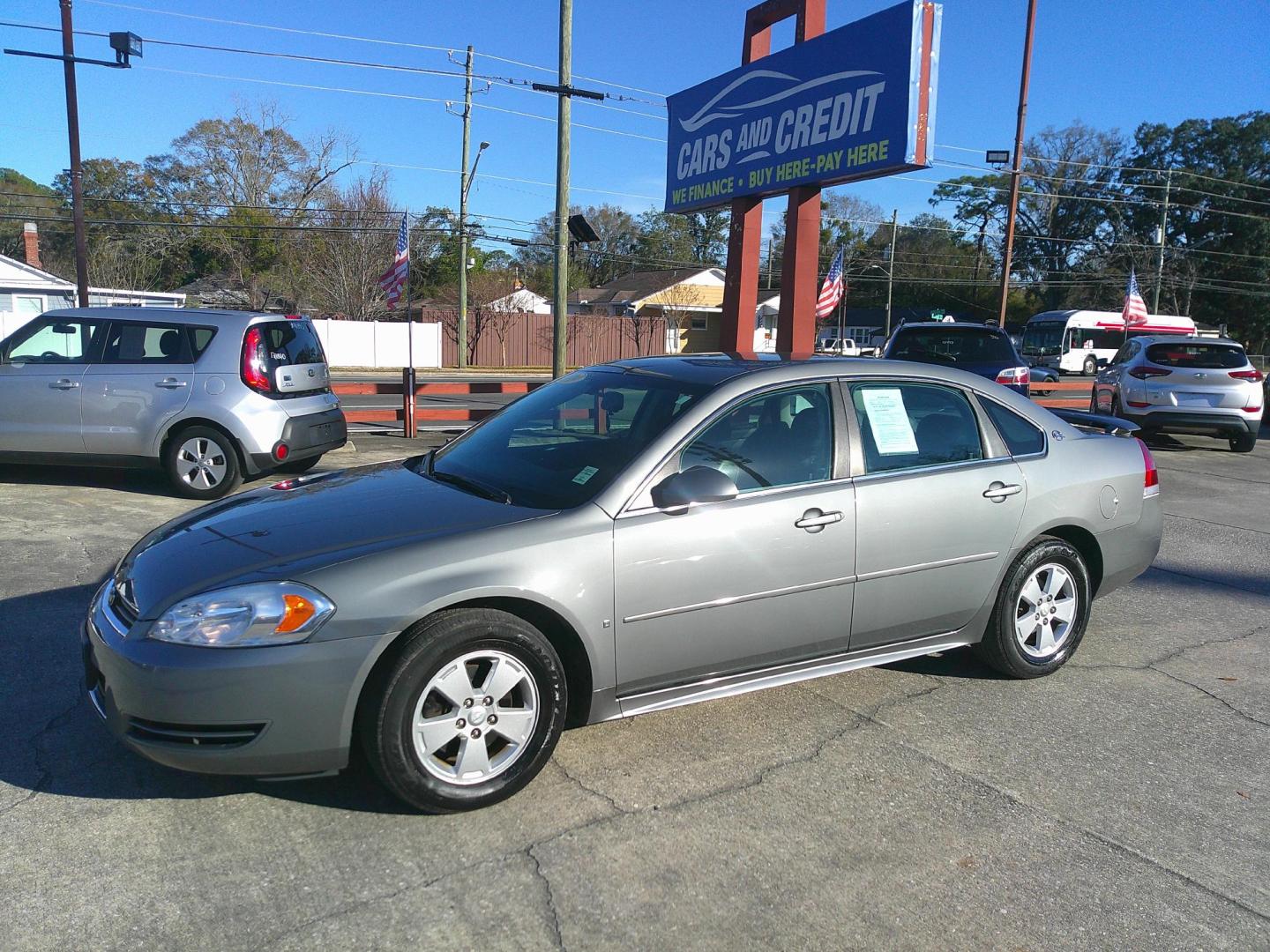 2009 GRAY CHEVROLET IMPALA LT (2G1WT57N591) , located at 10405 Abercorn Street, Savannah, GA, 31419, (912) 921-8965, 31.988262, -81.131760 - Photo#1