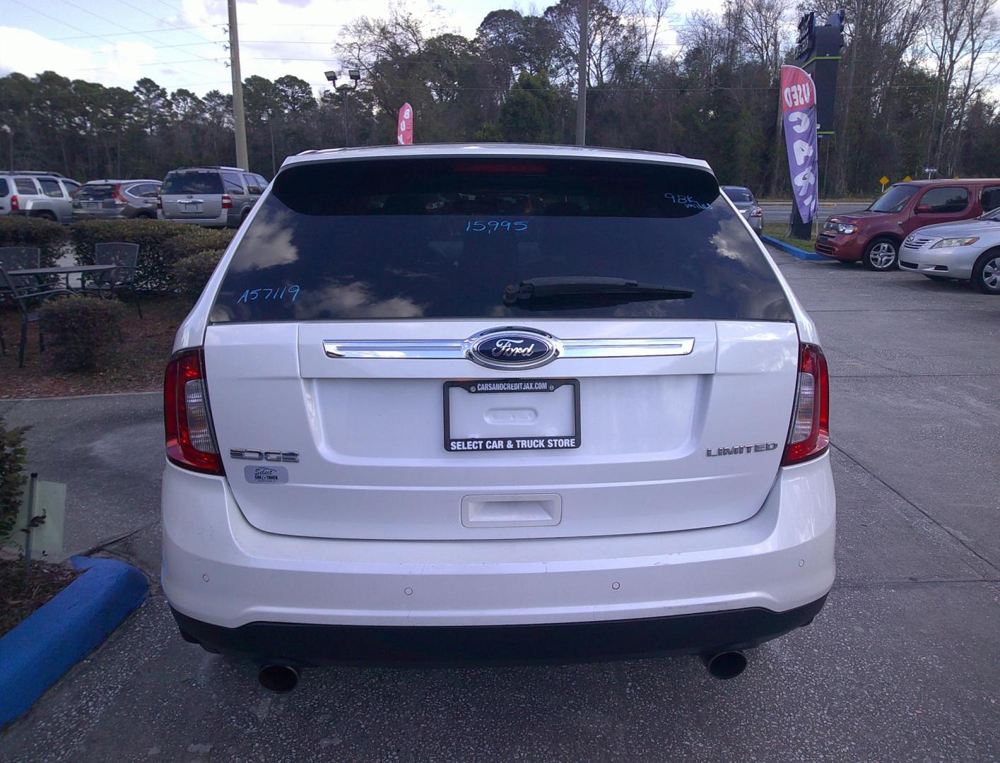 2013 WHITE FORD EDGE LIMITED (2FMDK3KC5DB) , located at 390 Hansen Avenue, Orange Park, FL, 32065, (904) 276-7933, 30.130497, -81.787529 - Photo#5