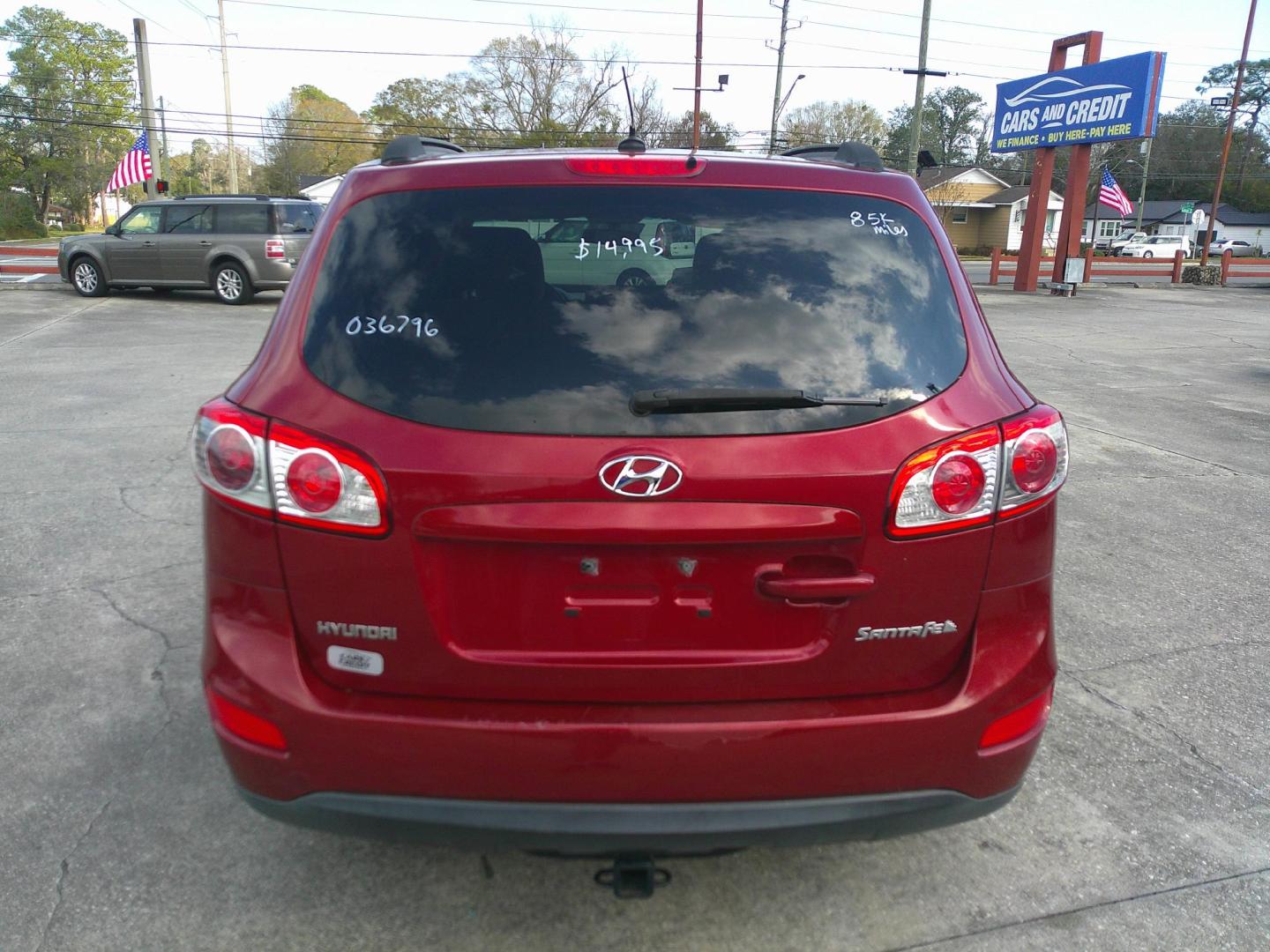 2011 RED HYUNDAI SANTA FE LIMITED; SE (5XYZG3AB1BG) , located at 1200 Cassat Avenue, Jacksonville, FL, 32205, (904) 695-1885, 30.302404, -81.731033 - Photo#5