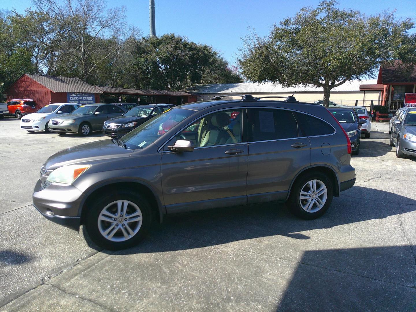 2010 BROWN HONDA CR-V EX-L (5J6RE3H72AL) , located at 1200 Cassat Avenue, Jacksonville, FL, 32205, (904) 695-1885, 30.302404, -81.731033 - Photo#1